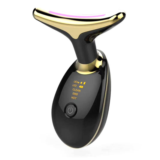 EMS neck massager LED light therapy