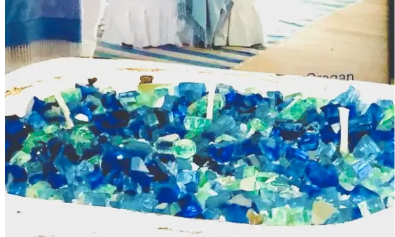 Fire Bowl candle dough soy candle ( at the Lake)