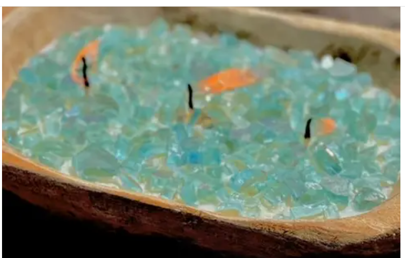 Fire Bowl Dough bowl soy candle (citronella)