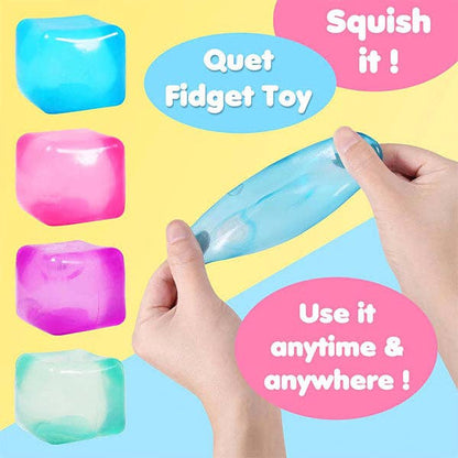 Showcase - SugarSqueez Cube Squishy Fidget Sugar Stress Ball (1pc) Assorted Colors