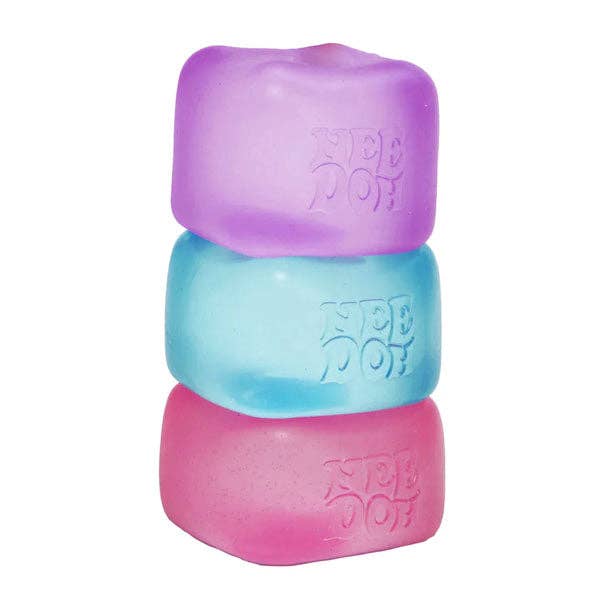 Showcase - Nee Doh Nice Cube Squishy Fidget Stress Ball (1pc) Assorted Colors